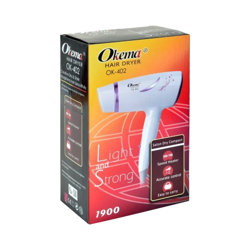 Okema OK-402 Hair Dryer thumbnail 2