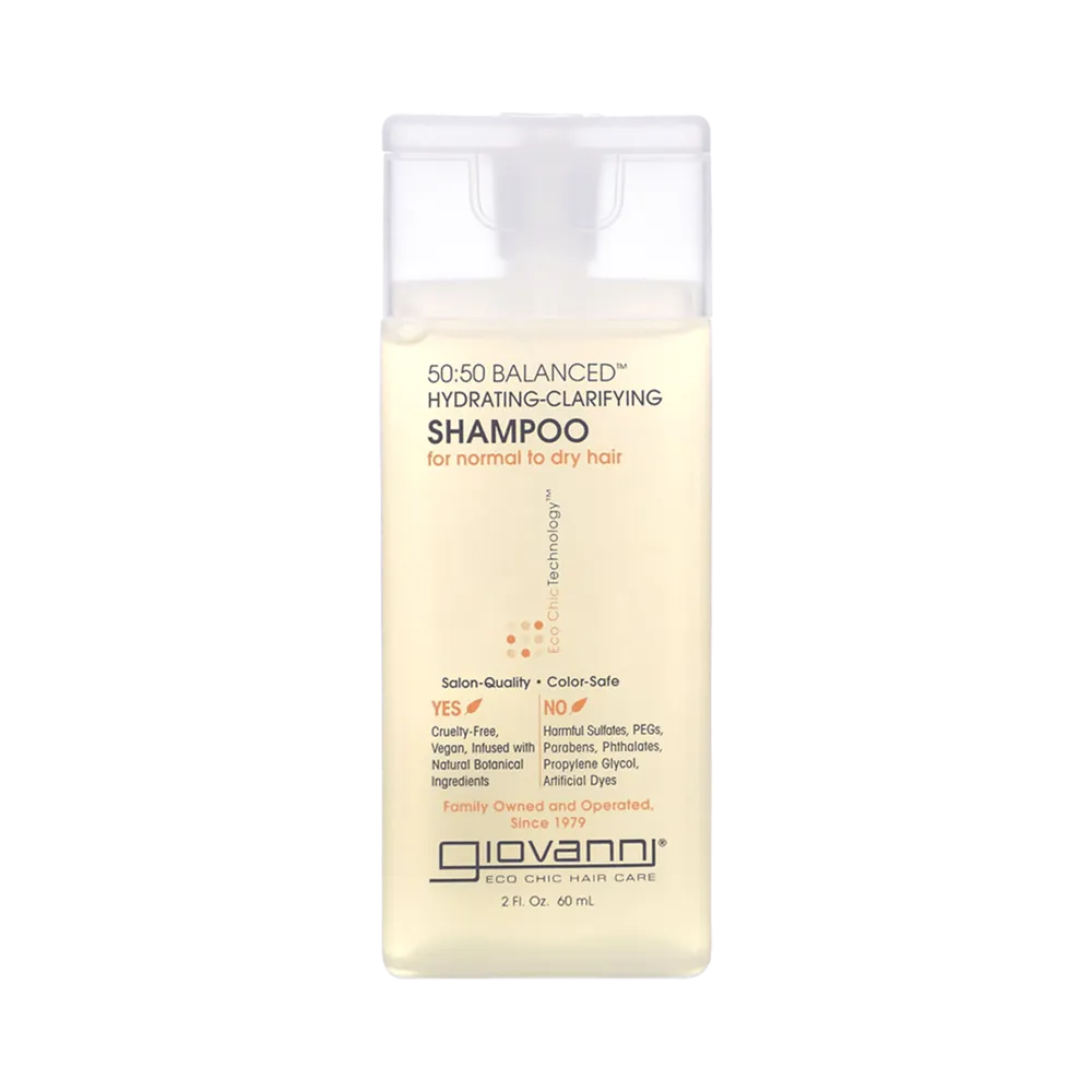Giovanni 50:50 Balanced Hydrating Clarifying Shampoo - 60 ml thumbnail 3