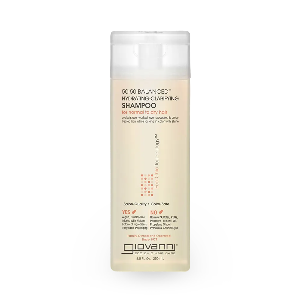 Giovanni 50:50 Balanced Hydrating Clarifying Shampoo - 250 ml thumbnail 1