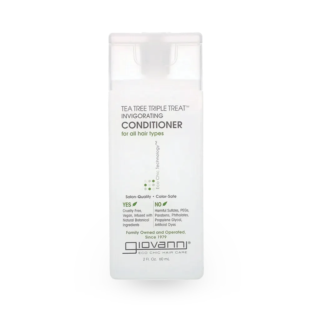 Giovanni Tea Tree Triple Treat Invigorating Shampoo - 60 ml thumbnail 1