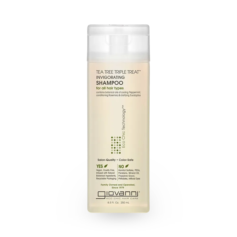 Giovanni Tea Tree Triple Treat Invigorating Shampoo - 250 ml thumbnail 1