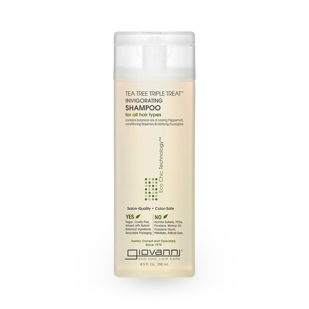 Giovanni Tea Tree Triple Treat Invigorating Shampoo - 250 ml thumbnail 1