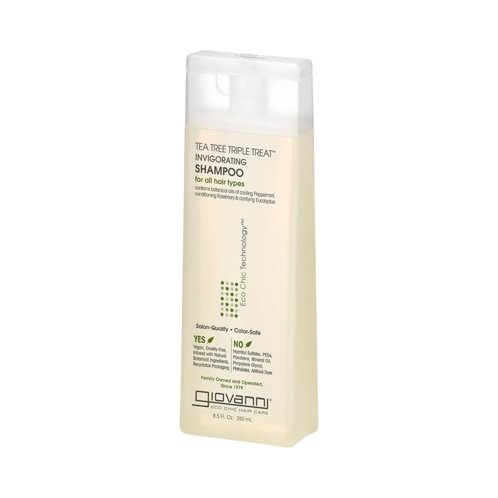 Giovanni Tea Tree Triple Treat Invigorating Shampoo - 250 ml thumbnail 2