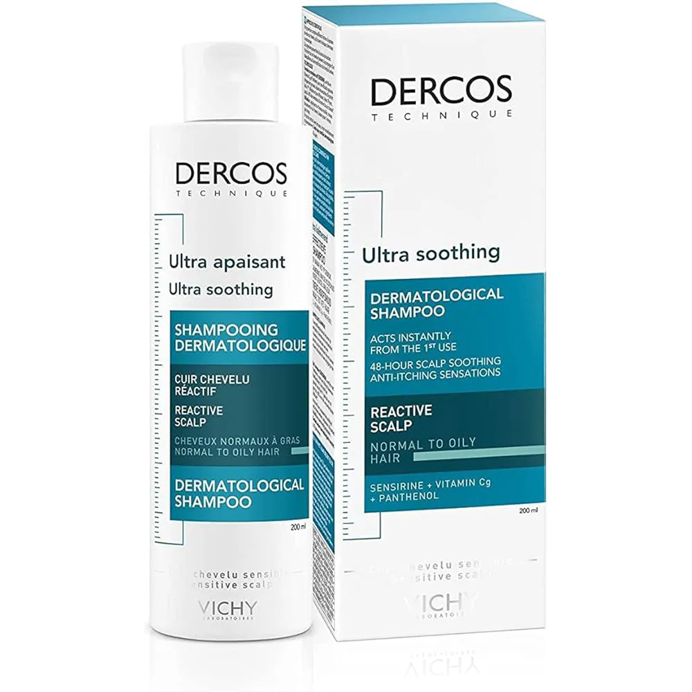VICHY Dercos Ultra Soothing Dermatologique Shampoo - 200 ml thumbnail 2