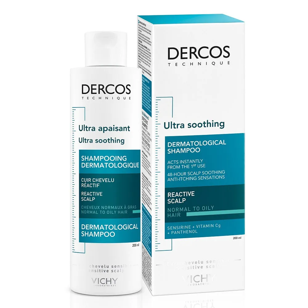 VICHY Dercos Ultra Soothing Dermatologique Shampoo - 200 ml thumbnail 3