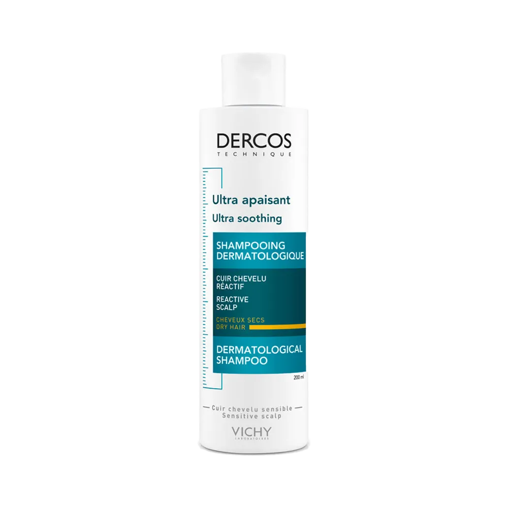 VICHY Dercos Ultra Soothing Dermatologique Shampoo - 200 ml thumbnail 3