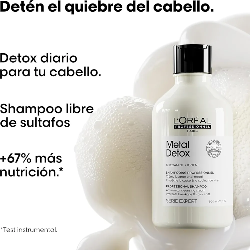 L'Oreal Professionnel Serie Expert Metal Detox Professional Shampoo - 300 ml thumbnail 2