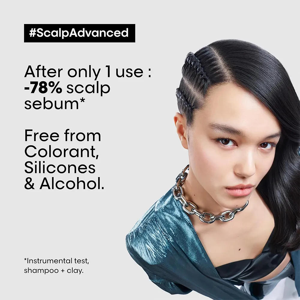 L'Oreal Professionnel Serie Expert Scalp Advanced Anti-Oiliness Dermo-Purifier Shampoo - 300 ml thumbnail 3