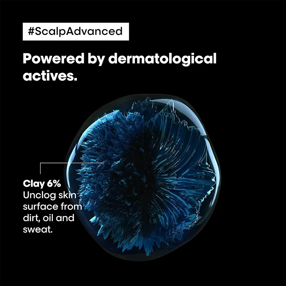 L'Oreal Professionnel Serie Expert Scalp Advanced Anti-Oiliness Dermo-Purifier Shampoo - 300 ml thumbnail 4