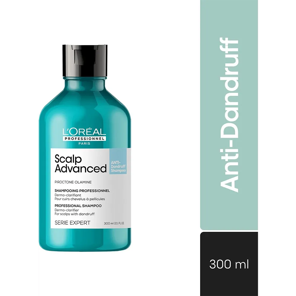L'Oreal Professionnel Serie Expert Scalp Advanced Anti-Dandruff Dermo-Clarifier Shampoo - 300 ml thumbnail 2