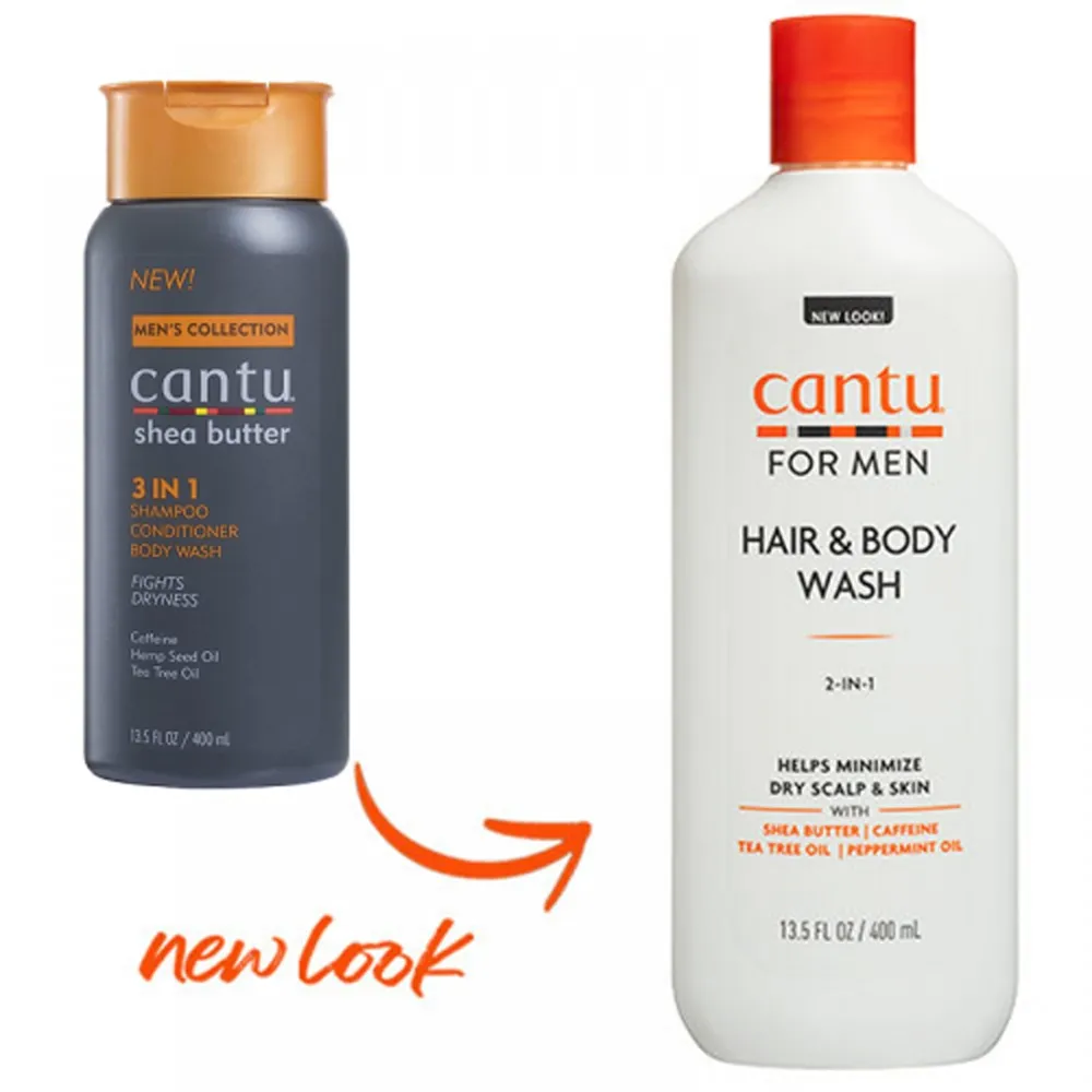 Cantu 2 in 1 Hair & Body Wash - 400 ml thumbnail 2