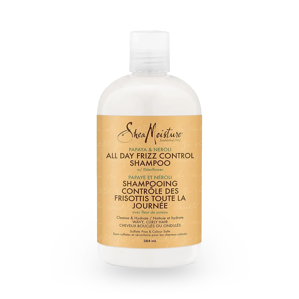 Shea Moisture Papaya & Neroli All Day Frizz Control Shampoo - 384 ml thumbnail 1