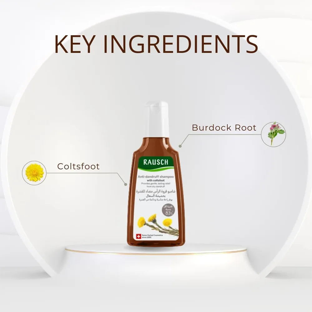 Rausch Anti-dandruff Shampoo With Coltsfoot - 200 ml thumbnail 4