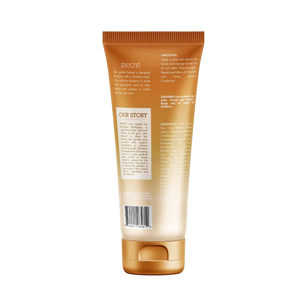 Mielle Organics Oats & Honey Soothing Shampoo - 237 ml thumbnail 2