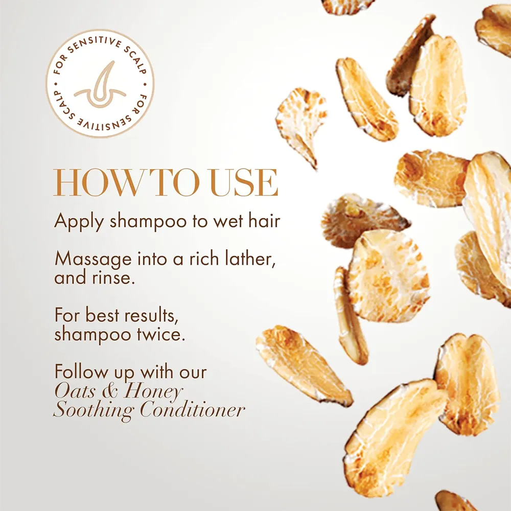 Mielle Organics Oats & Honey Soothing Shampoo - 237 ml thumbnail 4