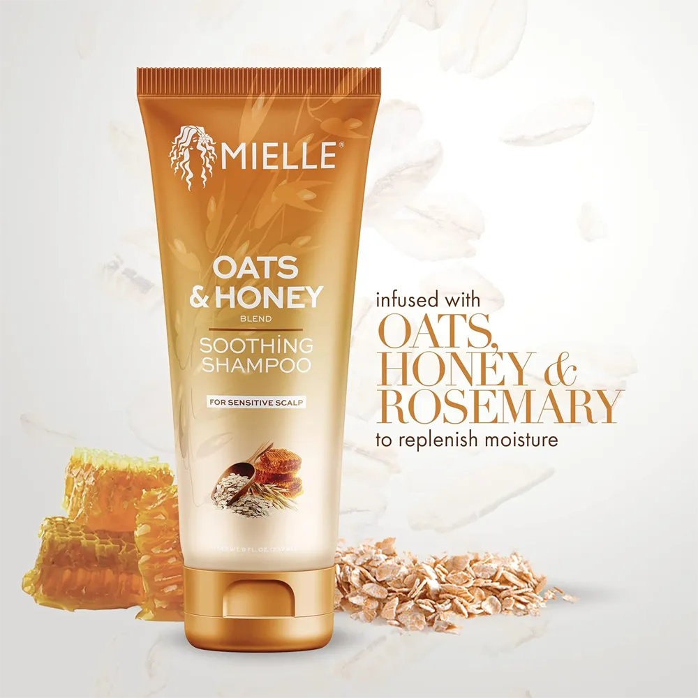 Mielle Organics Oats & Honey Soothing Shampoo - 237 ml thumbnail 5