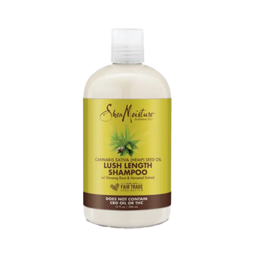 Shea Moisture Cannabis Sativa (Hemp) Seed Oil Lush Length Shampoo - 384 ml thumbnail 2