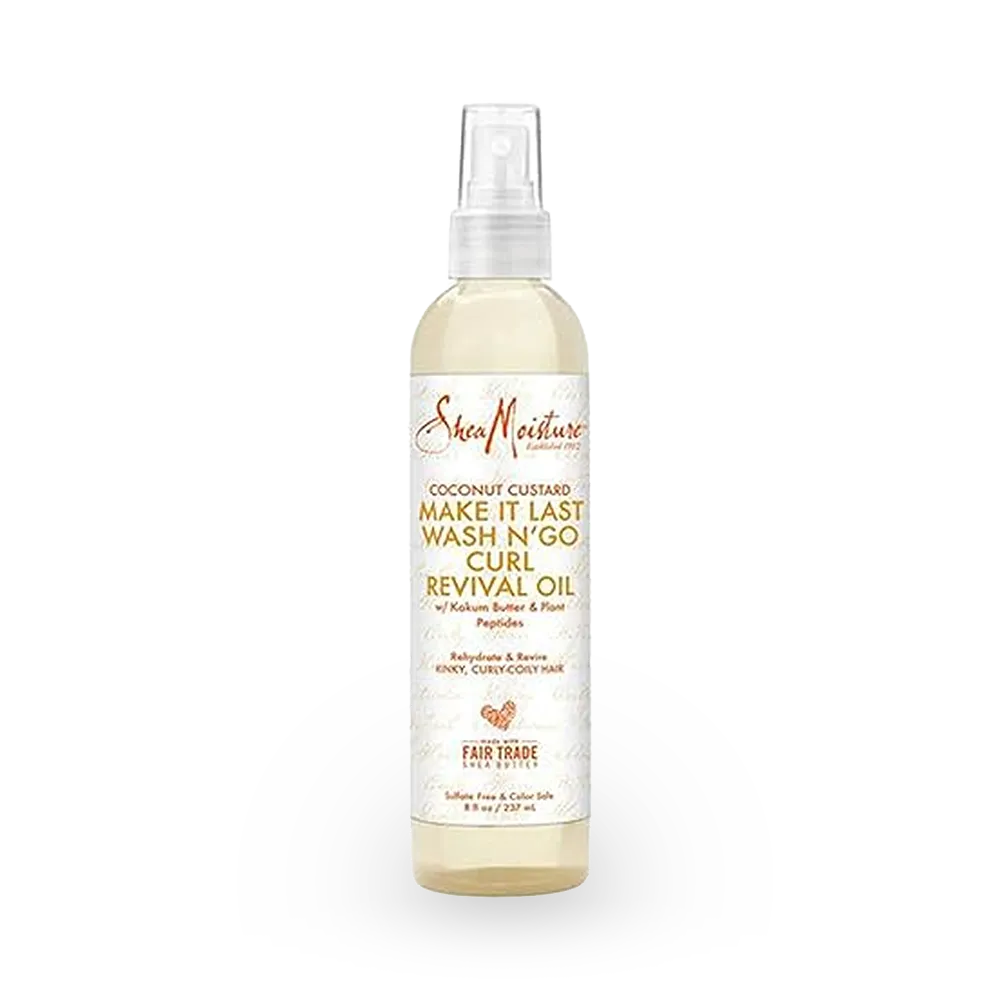Shea Moisture Coconut Custard Make It Last Wash N' Go Curl Revival Oil - 237 ml thumbnail 1