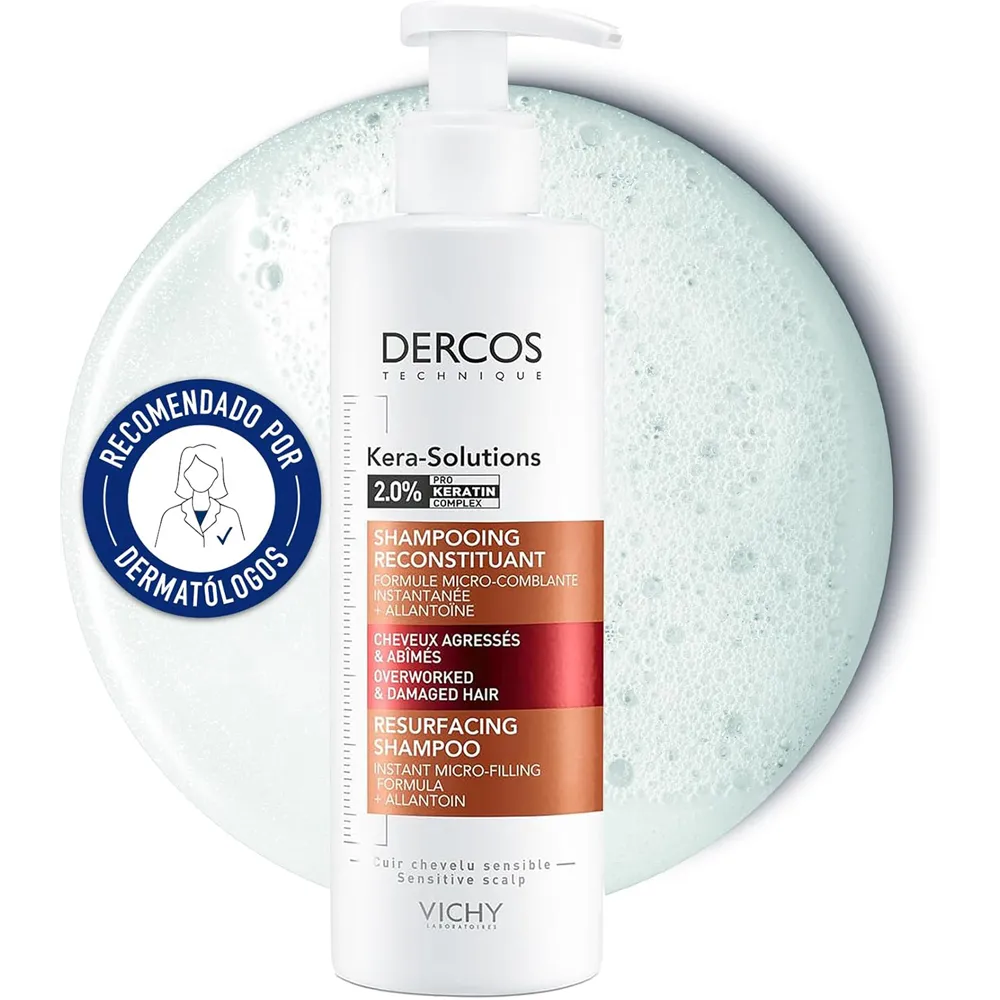 Vichy Dercos Kera-solutions Reparative Moisturizing Shampoo - 250 ml thumbnail 2