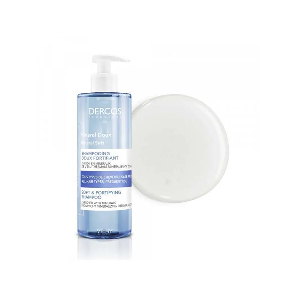 Vichy Dercos Mineral Soft and Fortifying Shampoo - 400 ml thumbnail 2