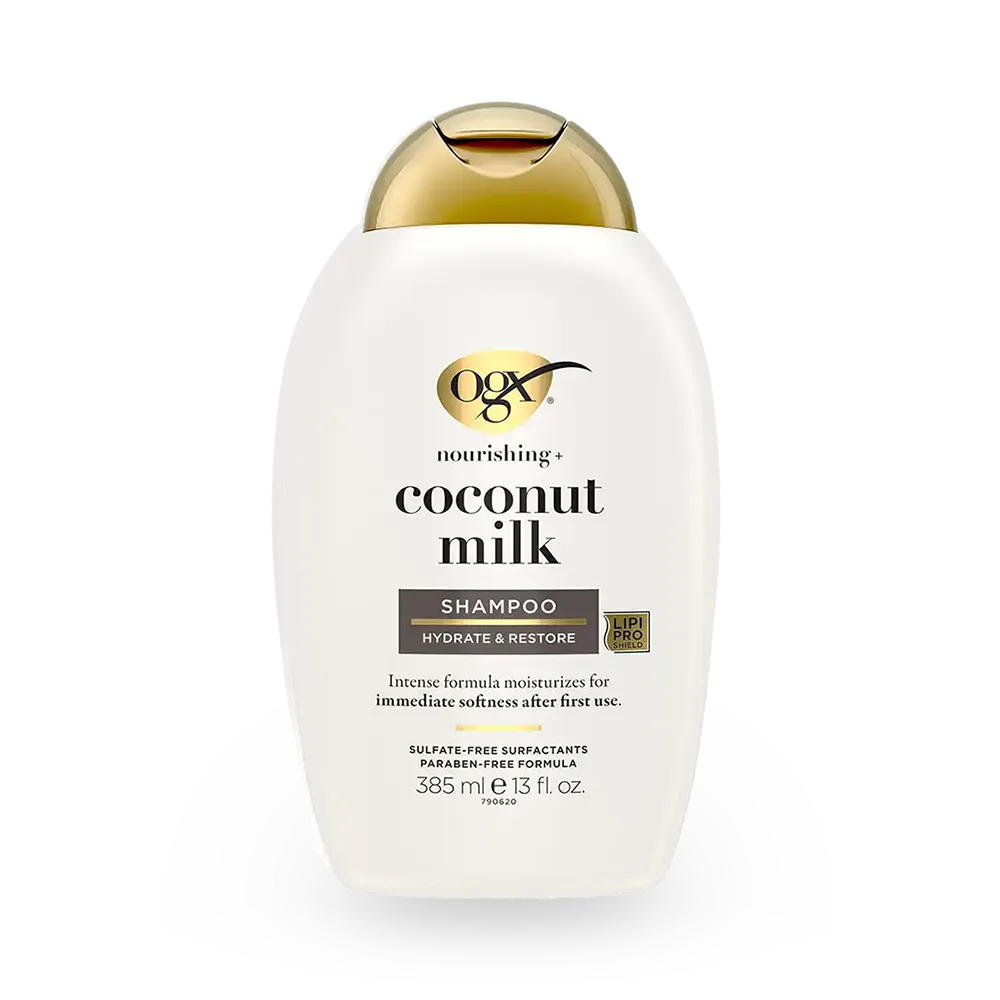 OGX Nourishing + Coconut Milk Shampoo - 385 ml thumbnail 1