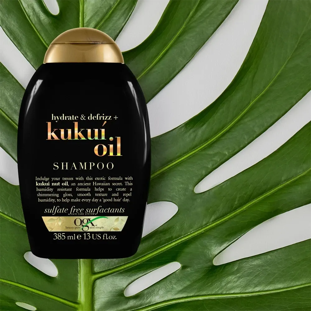 OGX Hydrate & Defrizz Kukui Oil Shampoo - 385 ml thumbnail 4