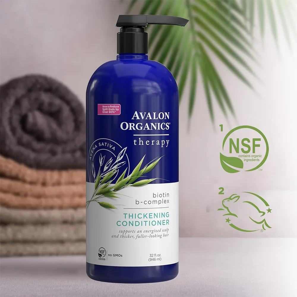Avalon Organics Thickening Biotin B-Complex Conditioner - 907 g thumbnail 2