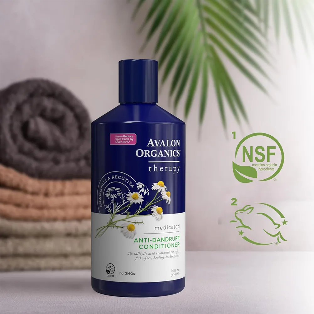 Avalon Organics Anti-Dandruff Conditioner - 397 g thumbnail 2