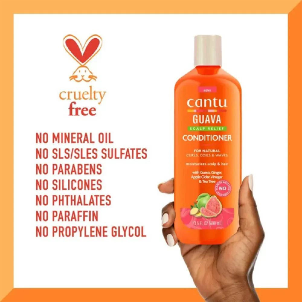 Cantu Guava Scalp Relief Conditioner - 400 ml thumbnail 3
