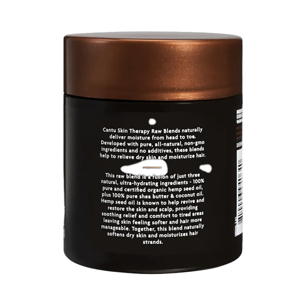Cantu For Skin Hair Hemp Seed Oil Raw Blend Shea Butter & Coconut Oil - 156 g thumbnail 2