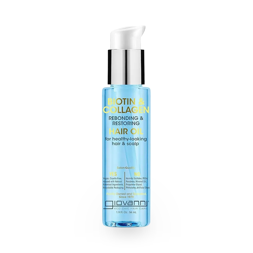 Giovanni Biotin & Collagen Rebonding & Restoring Hair Oil - 56 ml thumbnail 1
