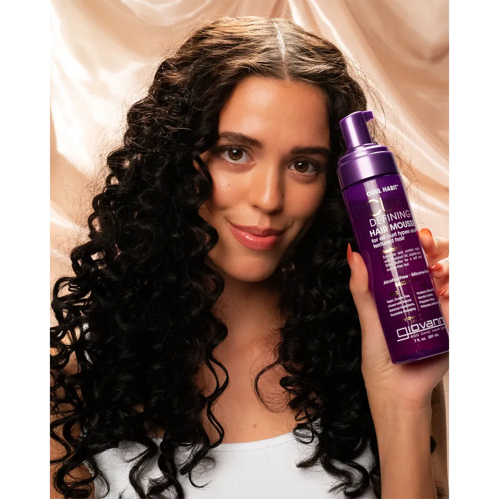 Giovanni Curl Habit Curl Defining Hair Mousse - 207 ml thumbnail 4