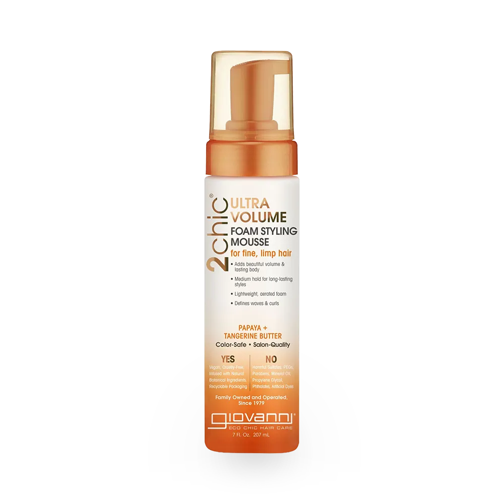 Giovanni 2Chic Ultra-Volume Foam Styling Mousse - 207 ml thumbnail 1