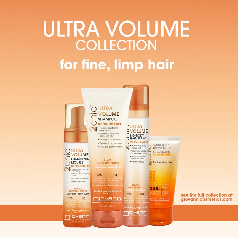 Giovanni 2Chic Ultra-Volume Foam Styling Mousse - 207 ml thumbnail 3