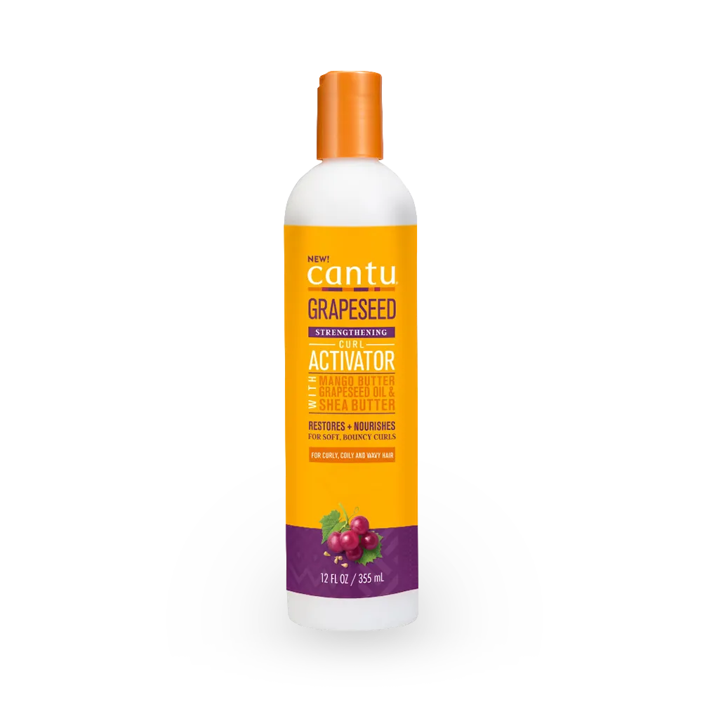 Cantu Grapeseed Strengthening Curl Activator Cream - 355 ml thumbnail 1