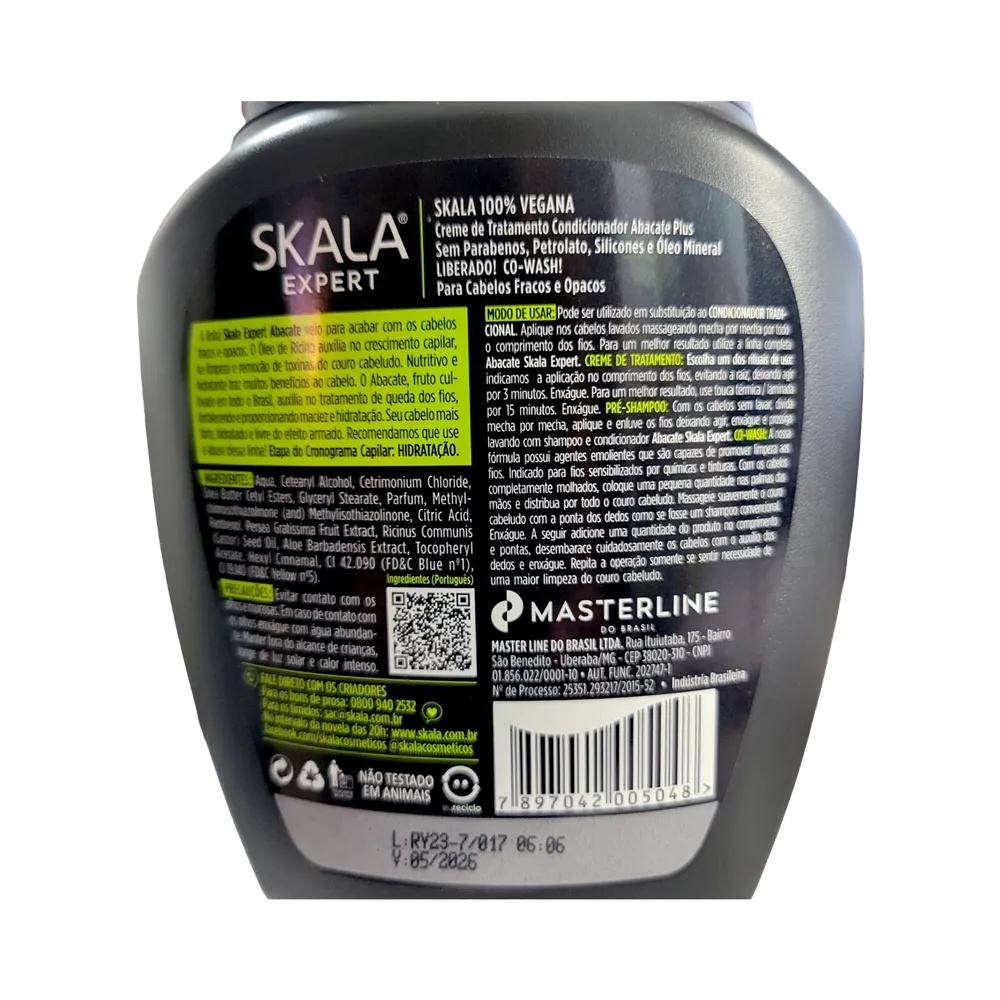 Skala Abacate Hair Treatment Cream - 1000 g thumbnail 3