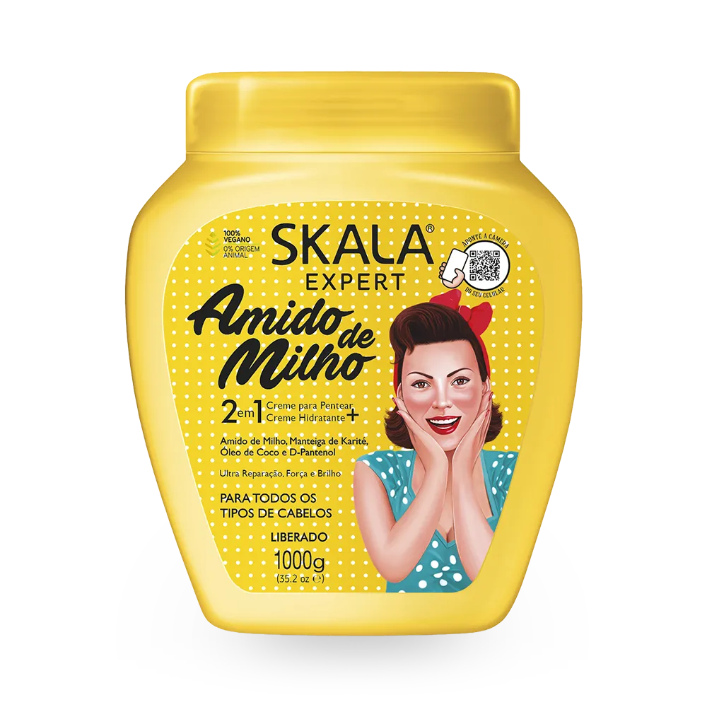Skala Amido de Milho Hair Treatment Cream - 1000 g thumbnail 1