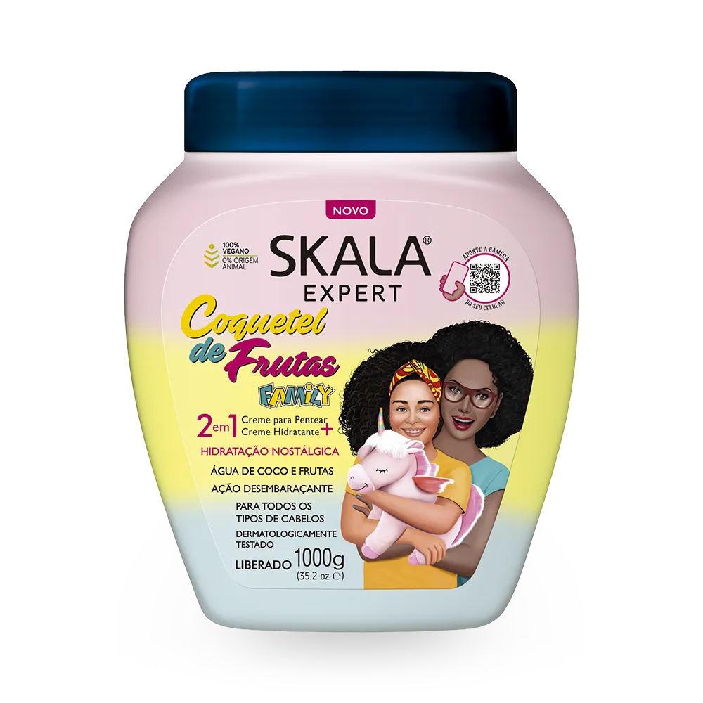 Skala Coquetel De Frutas Family Hair Treatment Cream - 1000 g thumbnail 1