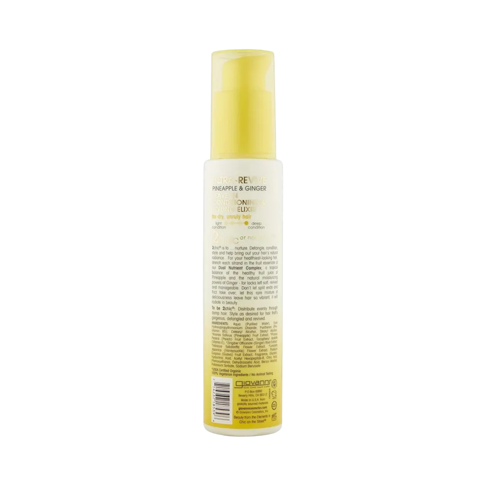 Giovanni 2Chic Ultra-Revive Leave-In Conditioning & Styling Elixir - 118 ml thumbnail 2