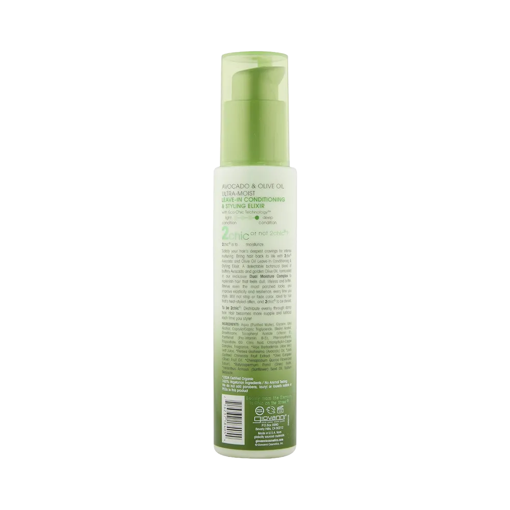 Giovanni 2Chic Ultra-Moist Leave-In Conditioning & Styling Elixir - 118 ml thumbnail 2