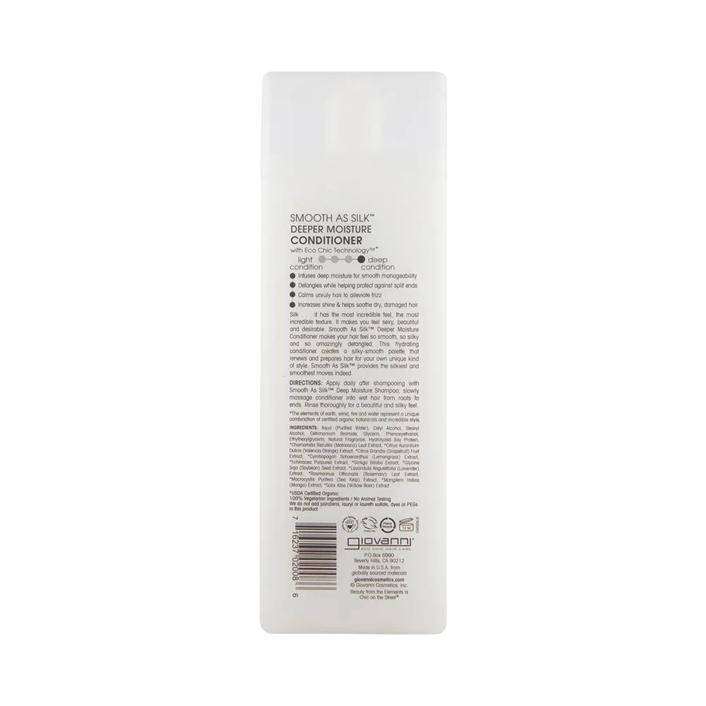 Giovanni Smooth As Silk Deep Moisture Conditioner - 250 ml thumbnail 3