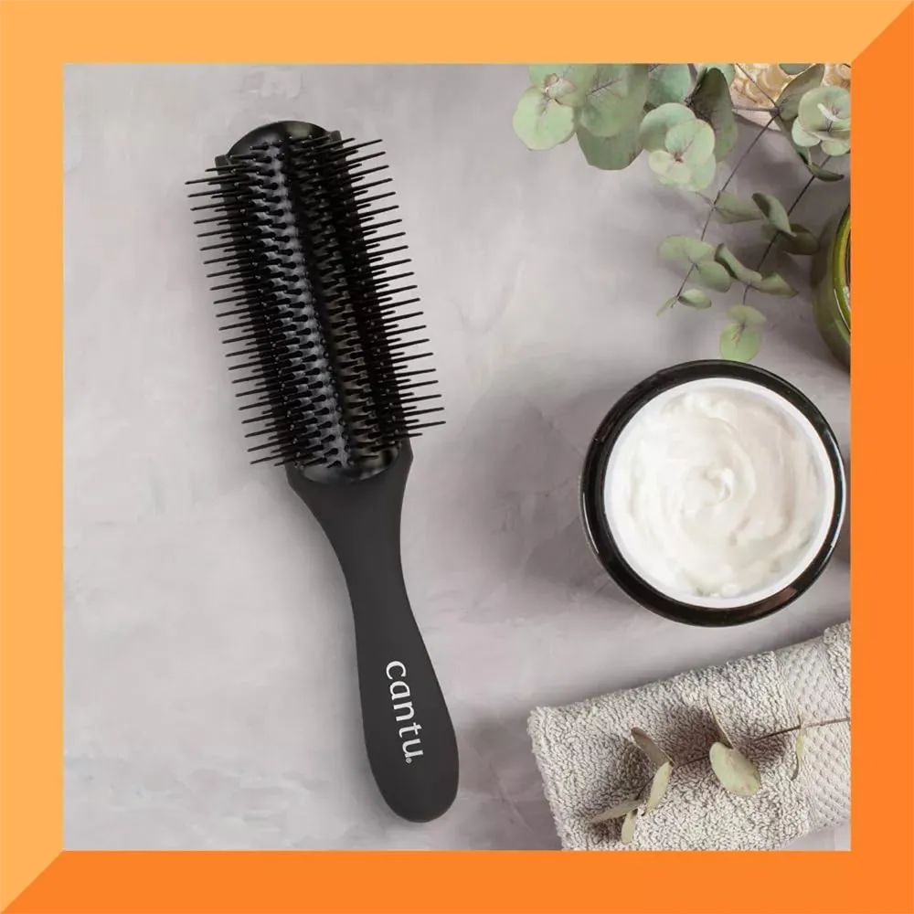 Cantu Detangle Sturdy Wash Day Brush - Black thumbnail 2