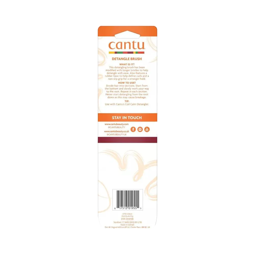 Cantu Detangle Sturdy Wash Day Brush - Black thumbnail 4