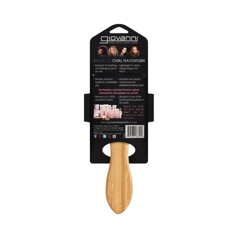 Giovanni Bamboo Paddle Hair Brush thumbnail 3