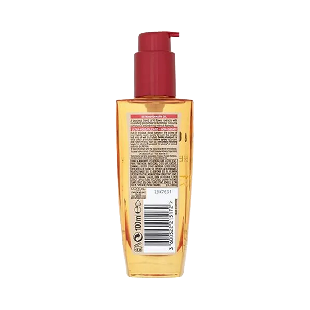 L'Oreal Paris Elvive Extraordinary Oil Hair Serum For Colored Hair - 100 ml thumbnail 3