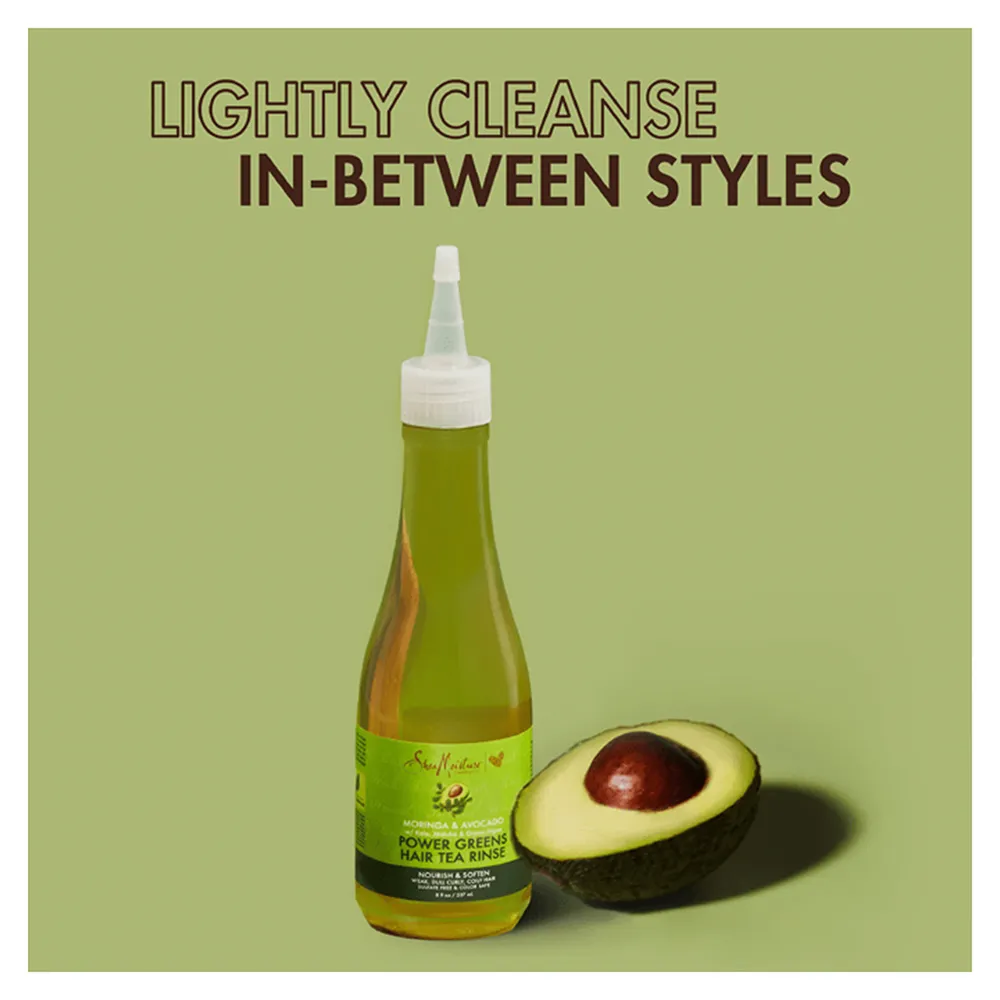 Shea Moisture Moringa & Avocado Power Greens Hair Tea Rinse - 237 ml thumbnail 2
