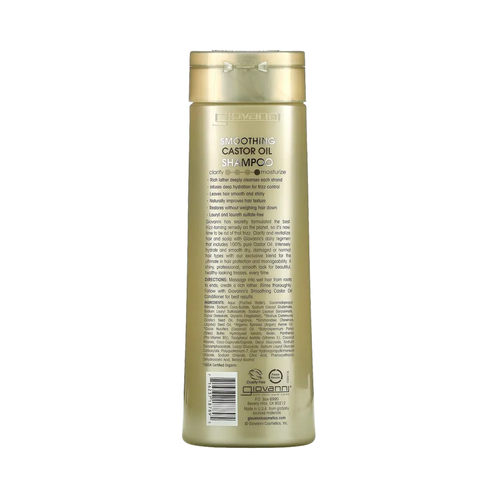 Giovanni Smoothing Castor Oil Shampoo - 399 ml thumbnail 2