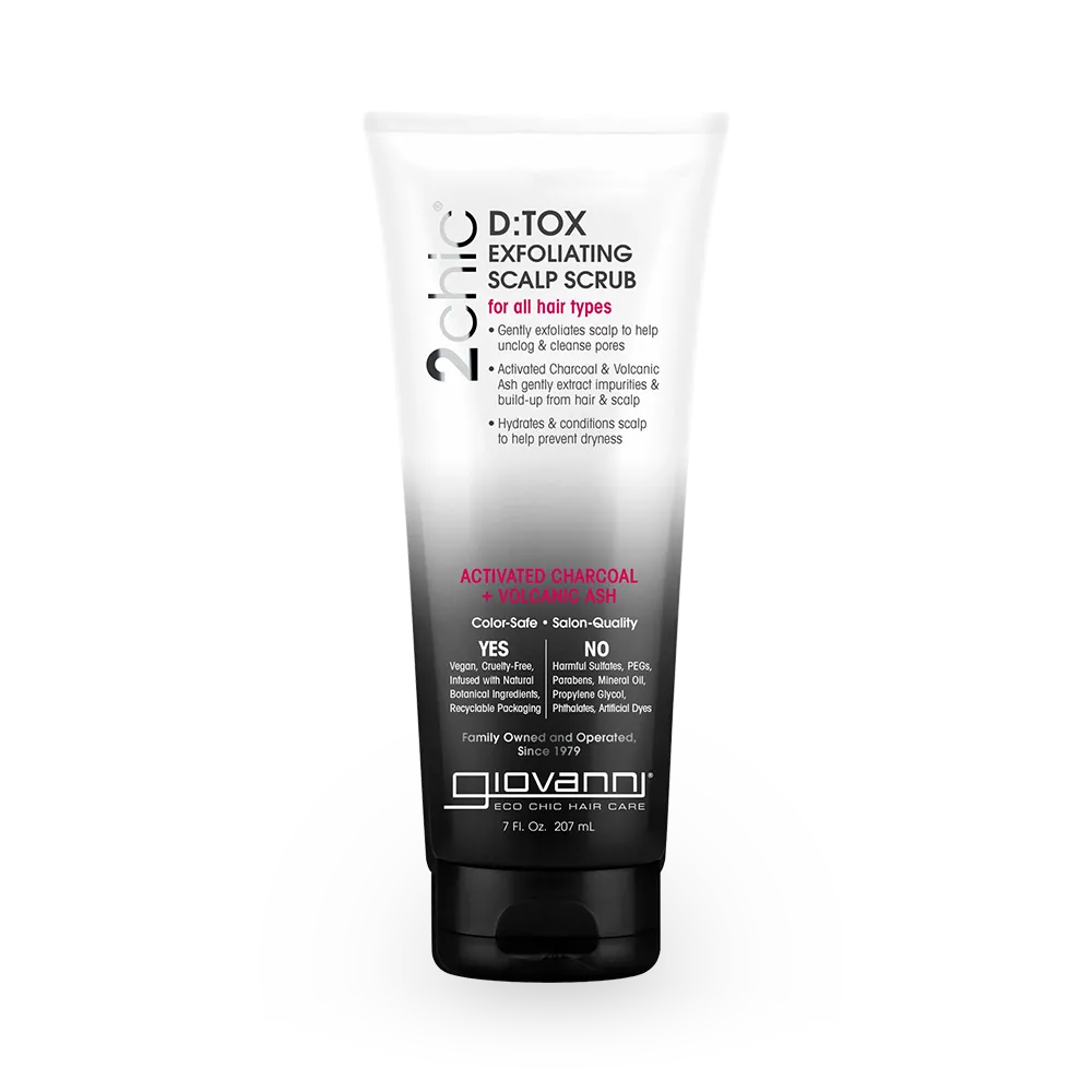Giovanni 2Chic DTox Exfoliating Scalp Scrub - 207 ml thumbnail 1