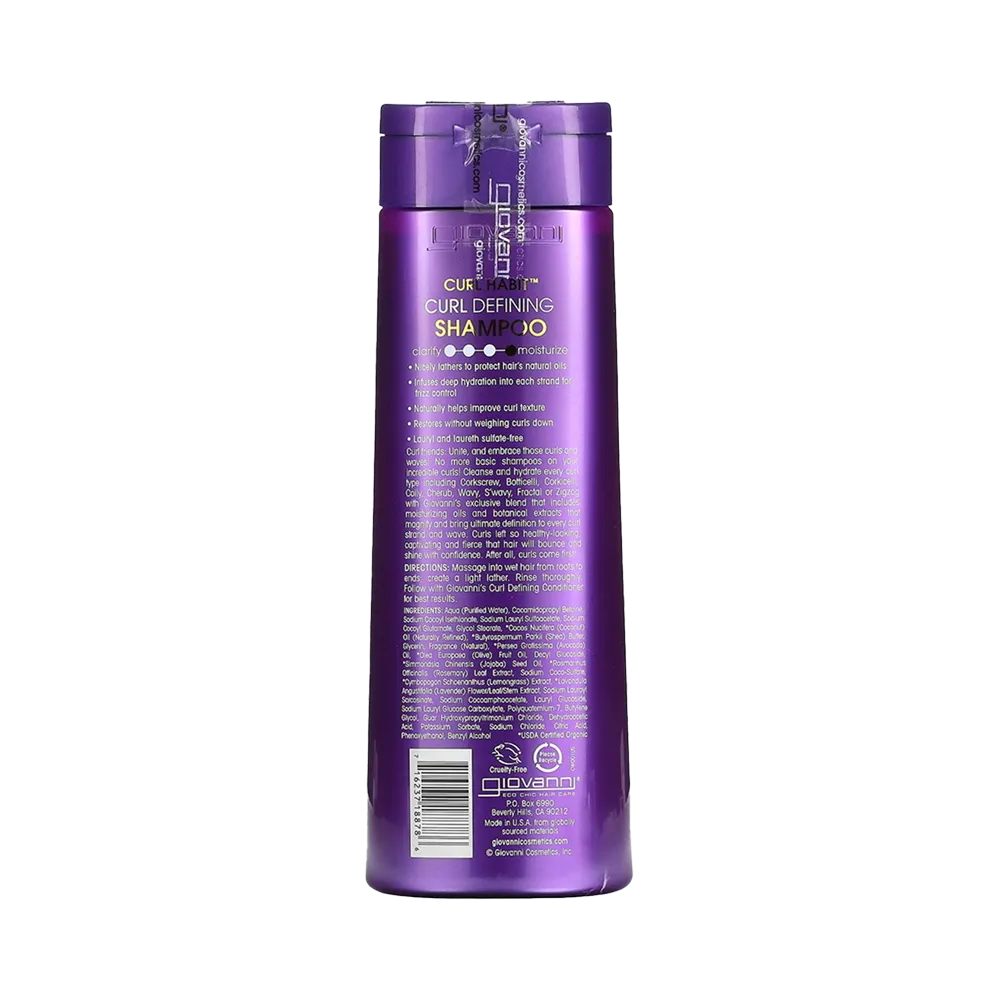 Giovanni Curl Habit Curl Defining Shampoo - 399 ml thumbnail 2