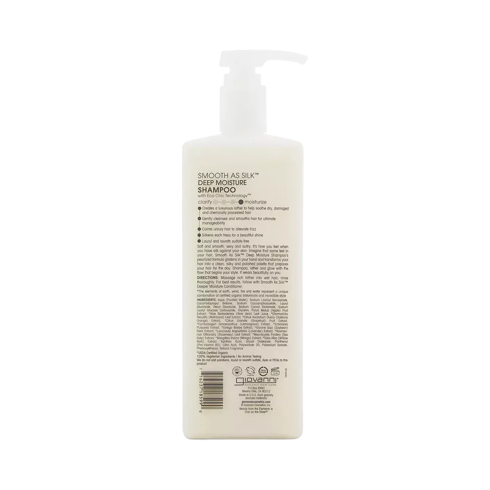 Giovanni Smooth As Silk Deep Moisture Shampoo - 710 ml thumbnail 2